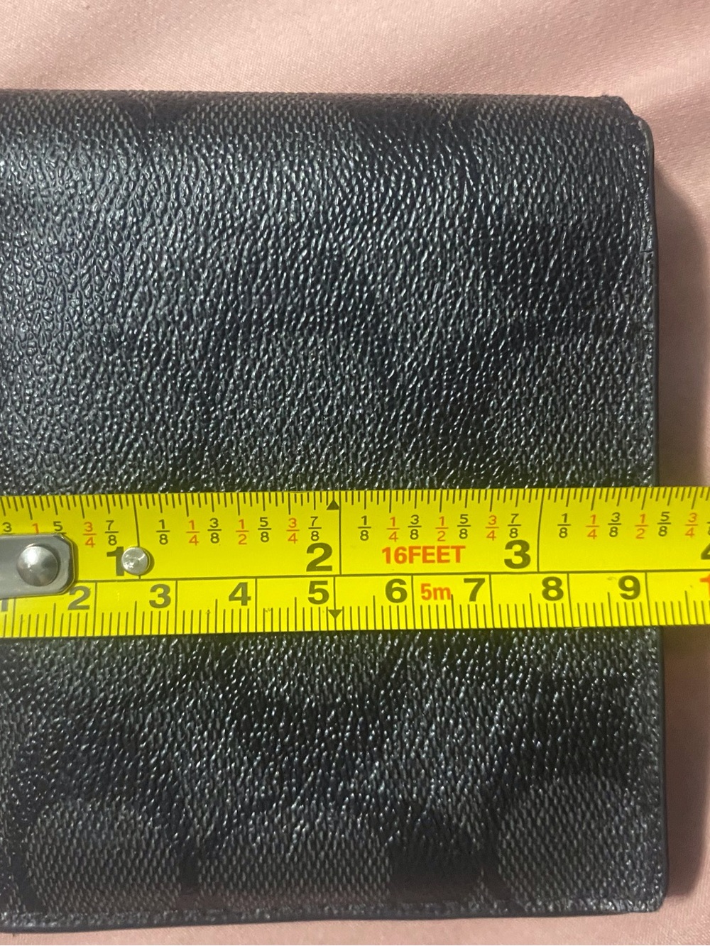 Coach Men's Black Signature Leather Wallet - Picture 3 of 11